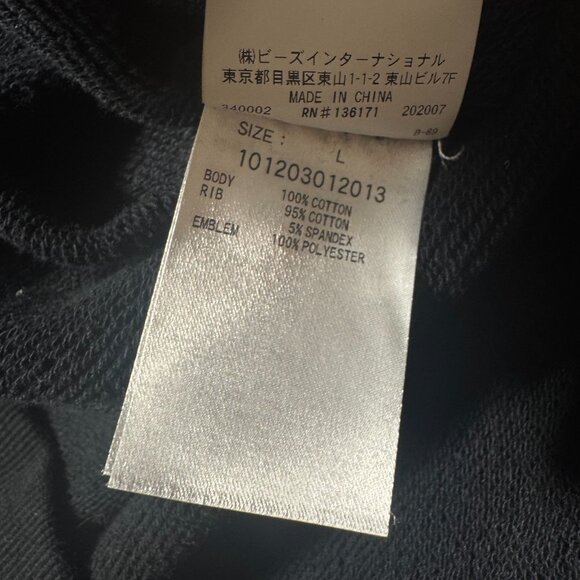 XLARGE Clothing Embroidered Gorilla Logo Pullover Hoodie Black Mens Large - Picture 9 of 10